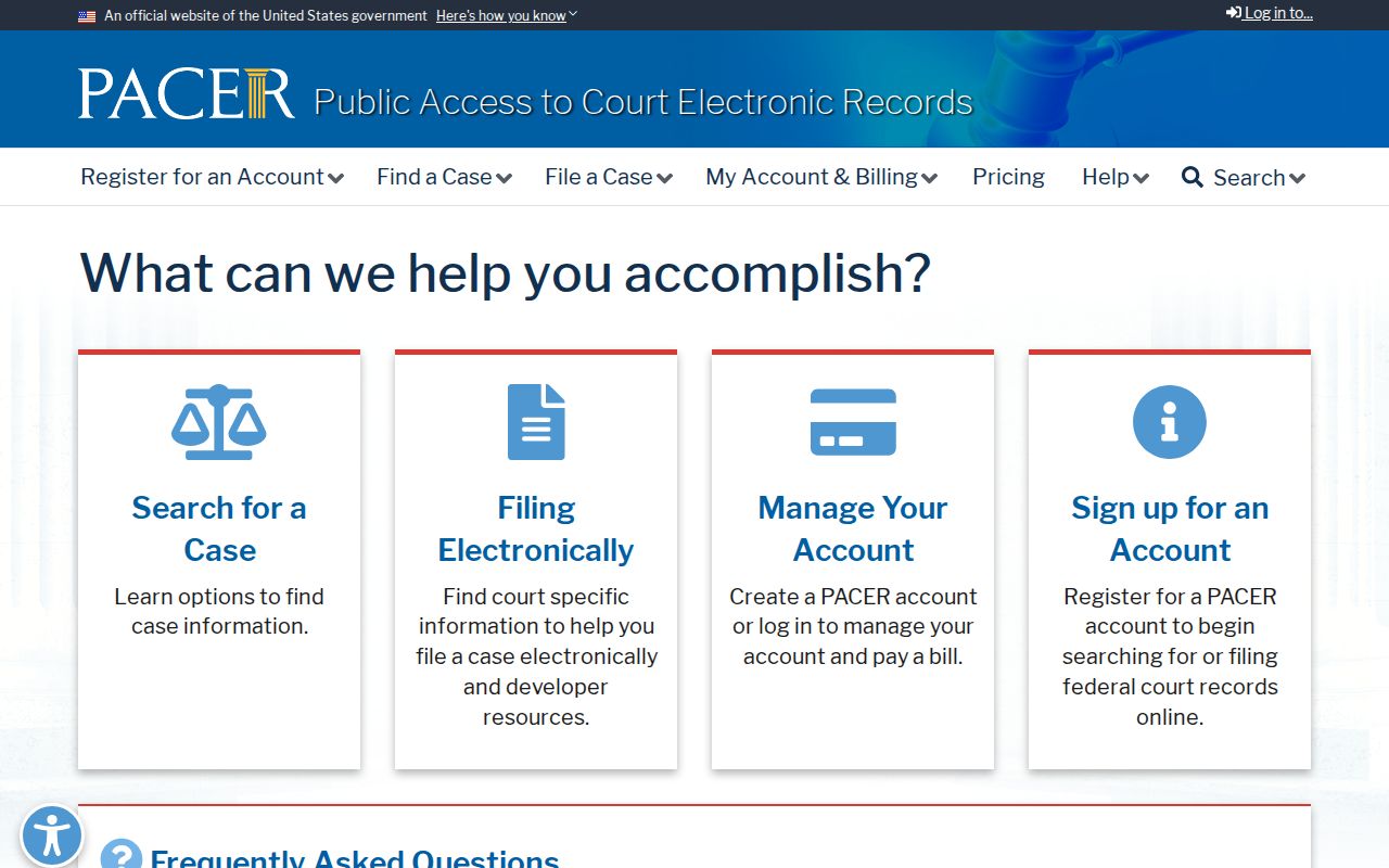 Mobile County court records PACER federal search